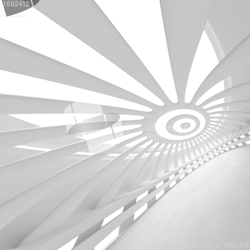 Image of White Abstract Construction