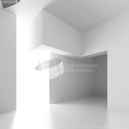 Image of White Abstract Interior