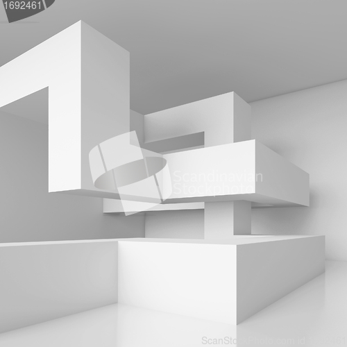 Image of White Futuristic Hall