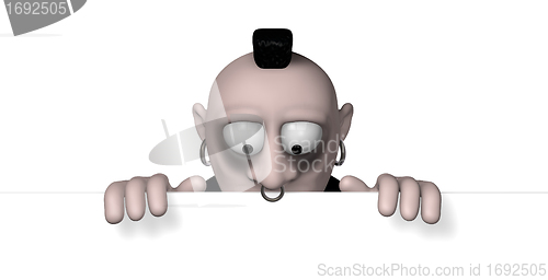 Image of gothic cartoon character