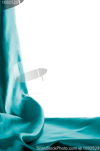 Image of Blue satin