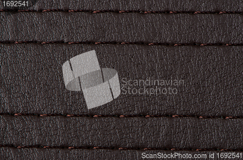 Image of Closeup on a leather texture