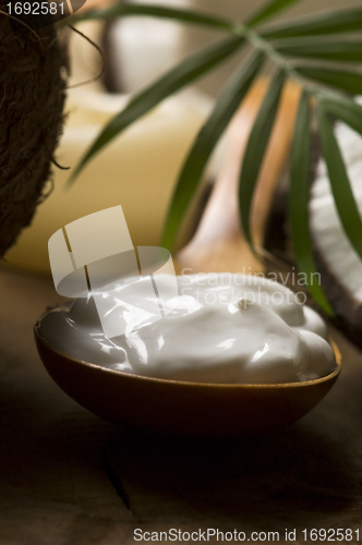 Image of Coconut and coconut oil 