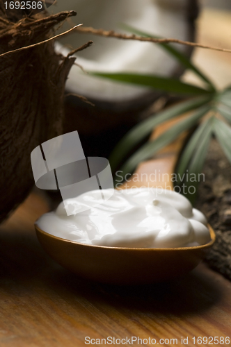 Image of Coconut and coconut oil 