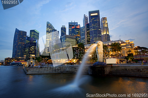 Image of Singapore skyline