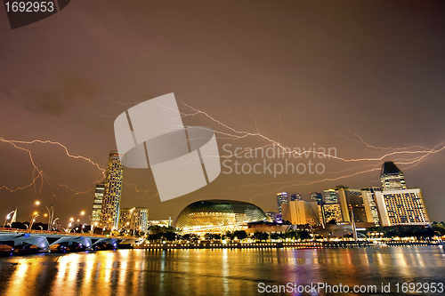 Image of Singapore skyline