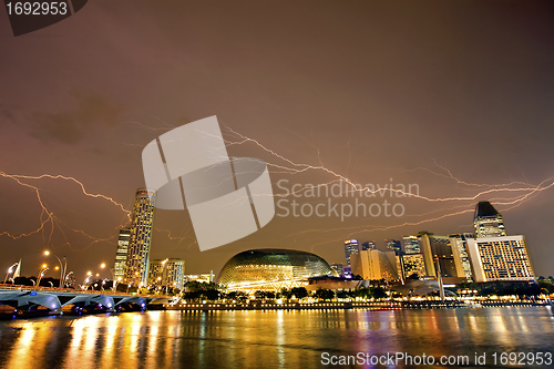 Image of Singapore skyline