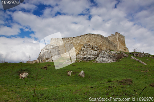 Image of Walls of SpisÌŒ castle in Slovakia