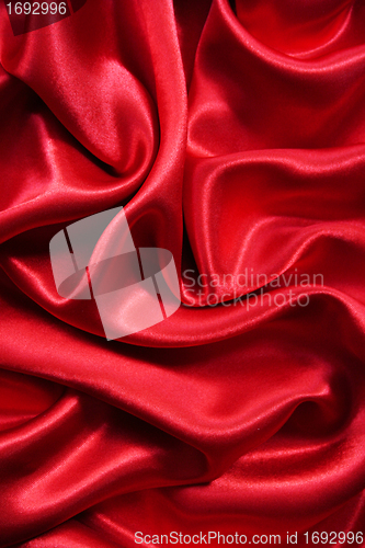 Image of Smooth elegant red silk 