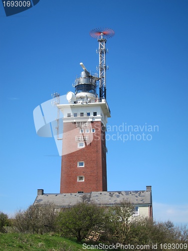 Image of lighthouse on the Island of Helgoland