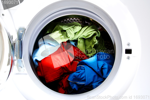 Image of Clothes in laundry