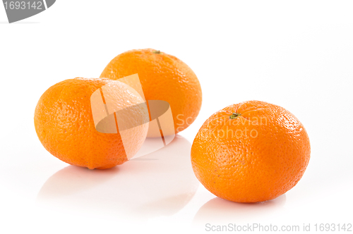 Image of mandarin on white background