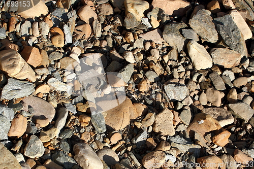 Image of river stones texture