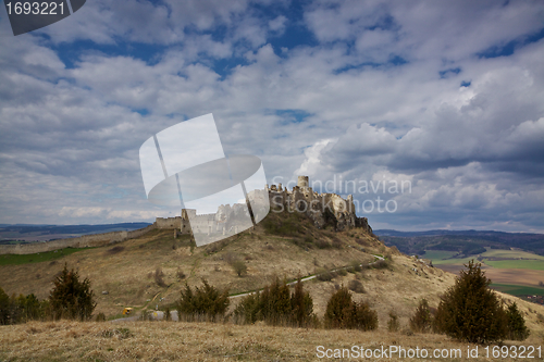 Image of SpisÌŒ castle in eastern Slovakia