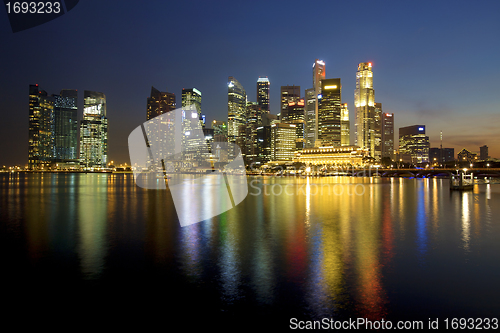 Image of Singapore skyline
