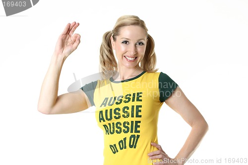 Image of Female Aussie Fan