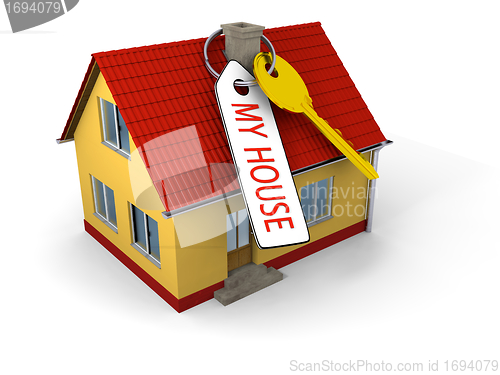 Image of House for sale with key