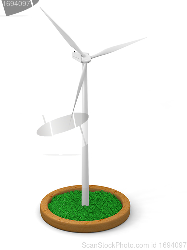 Image of Model of wind turbine