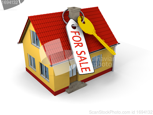 Image of House for sale with key