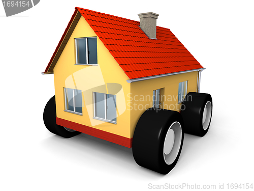 Image of House on wheels