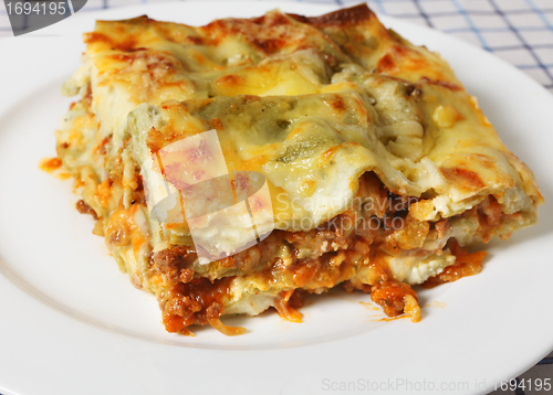 Image of Lasagne verde slice