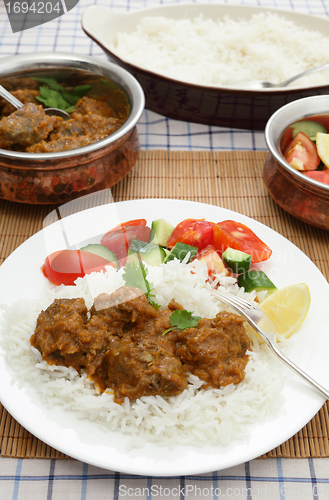 Image of Madras butter beef meal vertical