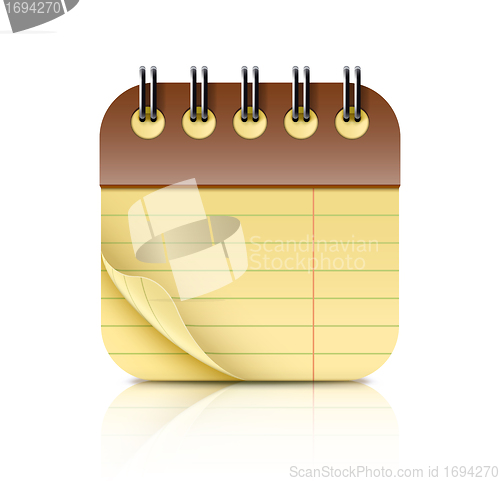 Image of notebook icon