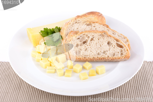 Image of Bread and chesse.
