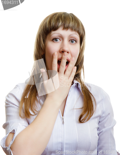 Image of terrified young girl