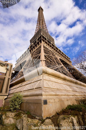 Image of Eiffel Tower corner