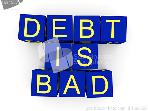 Image of Debt is bad