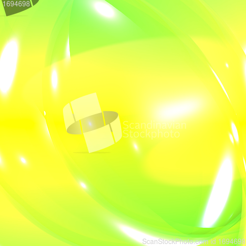 Image of Fresh Yellow And Green Abstract Background Shows Vibrance And Vi