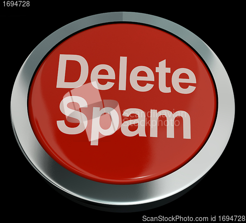 Image of Delete Spam Button For Removing Unwanted Email