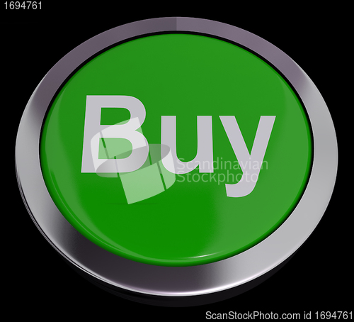 Image of Buy Button For Commerce Or Retail Purchasing