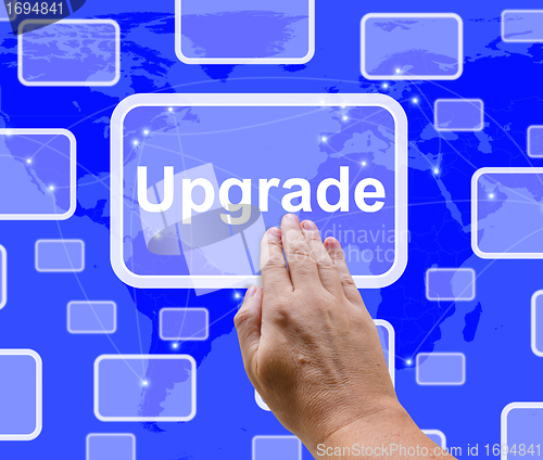 Image of Upgrade Button Showing Software Updates To Fix Applications