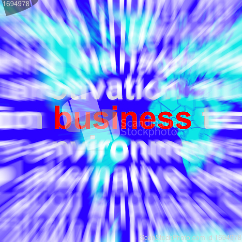 Image of Business Word Representing Trade Partnership and Commerce