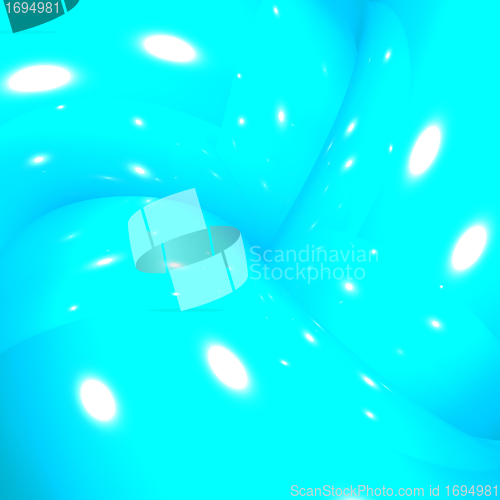 Image of Glossy Blue Background As Futuristic Shiny Backdrop