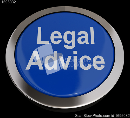 Image of Legal Advice Button In Blue Showing Attorney Guidance