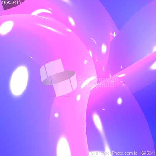 Image of Glossy Blue And Pink Background As Futuristic Shiny Backdrop