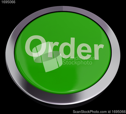 Image of Order Button For Buying Online In Web Store