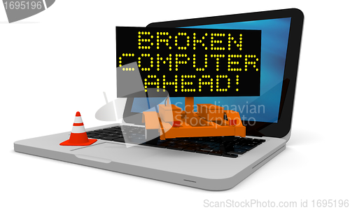 Image of Broken computer