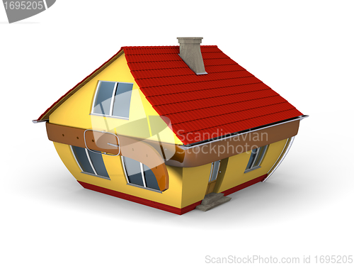 Image of Bloated house