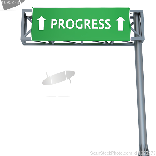 Image of Progress sign
