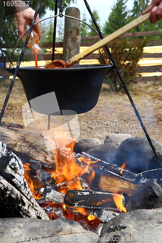 Image of outdoor cooking