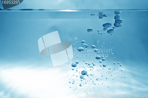 Image of water bubbles background