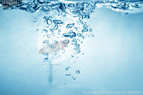 Image of water bubbles background