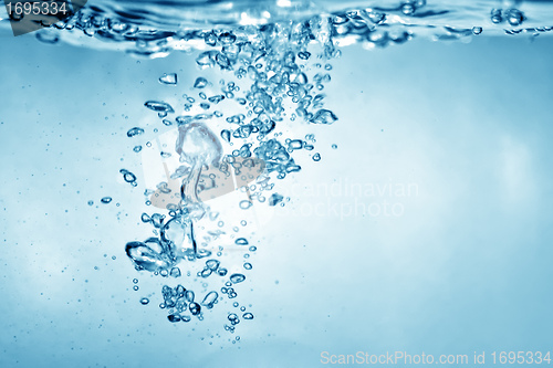 Image of water bubbles background