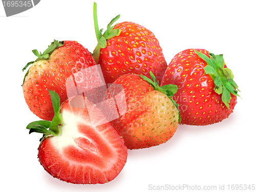 Image of Fresh red strawberry