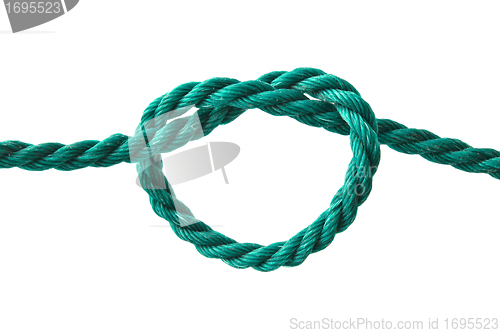 Image of Rope with a heart shape knot