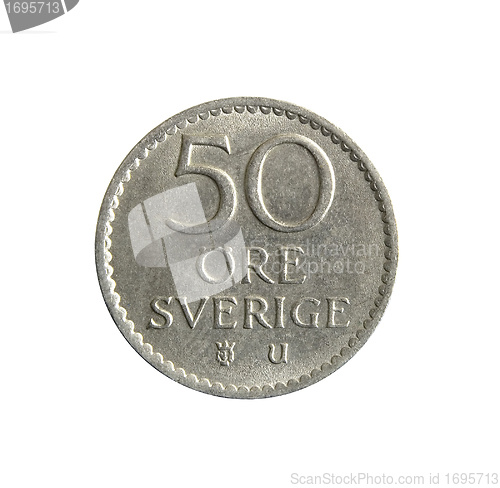 Image of Swedish 50 ore coin